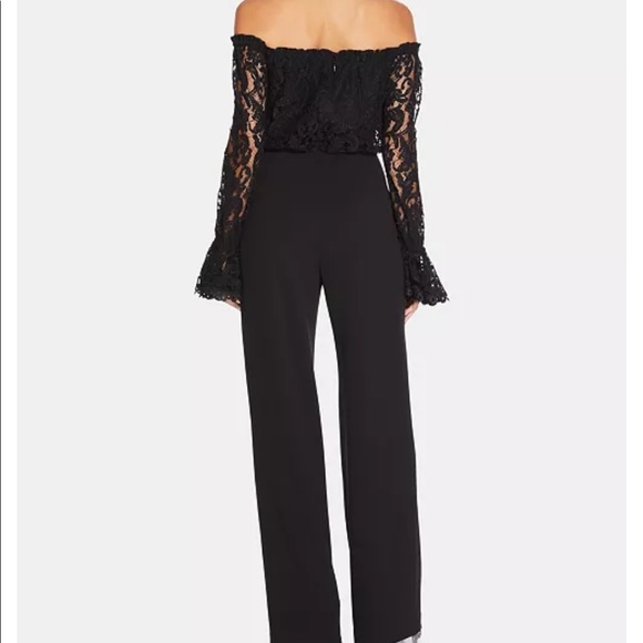 Adrianna Papell black lace jumpsuit - Picture 2 of 8